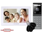 RM-T275HD2 WHITE/RC-215HD2-CK Wideodomofon 7" głośnomówiący Smart HD z kamerą natynkową szerokokątna z klawiaturą numeryczną i czytnikiem RFID