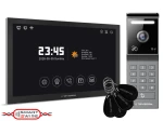 RM-T205HD2 BLACK/RC-215HD2-CK Wideodomofon 10" głośnomówiący Smart HD z kamerą natynkową szerokokątna z klawiaturą numeryczną i czytnikiem RFID